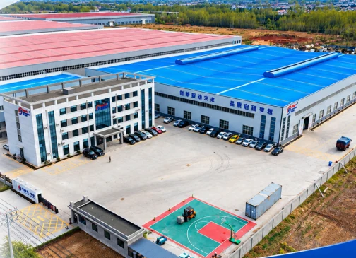 Aerial view of Innovation Huayi incinerator manufacturing factory
